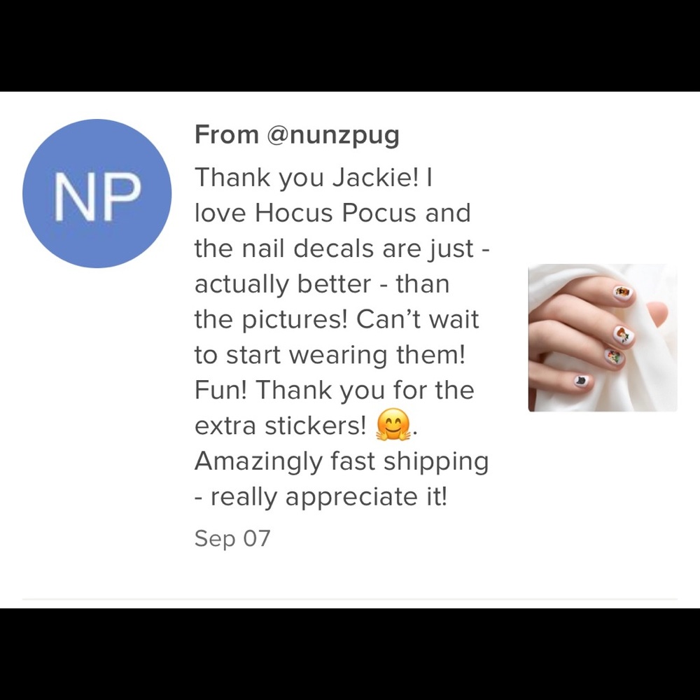 🎃🧙‍♀️Hocus Pocus Nail 💅🏼 Decals (104 total)! - Picture 3 of 7